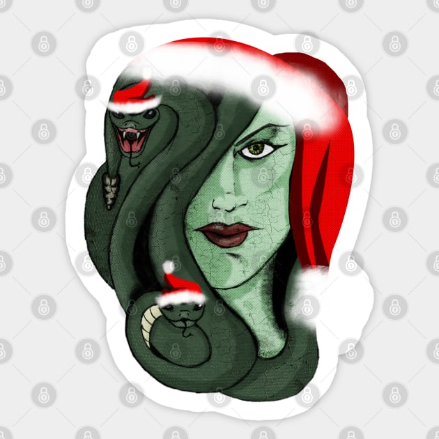 Merry Medusmas Sticker by Flush Gorden